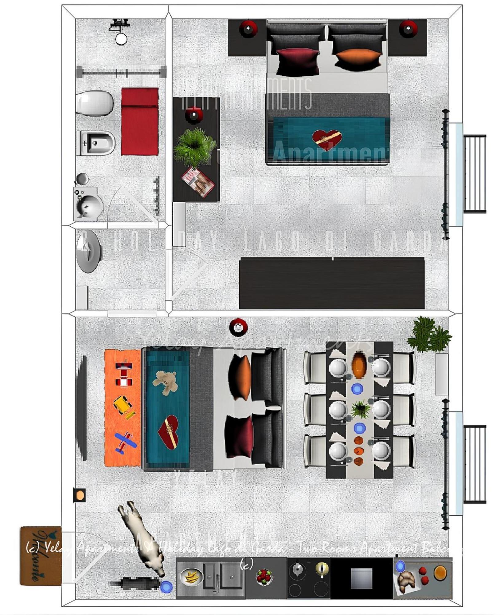 Yelay Apartments&Holiday Lago di Garda Raffa Exterior foto